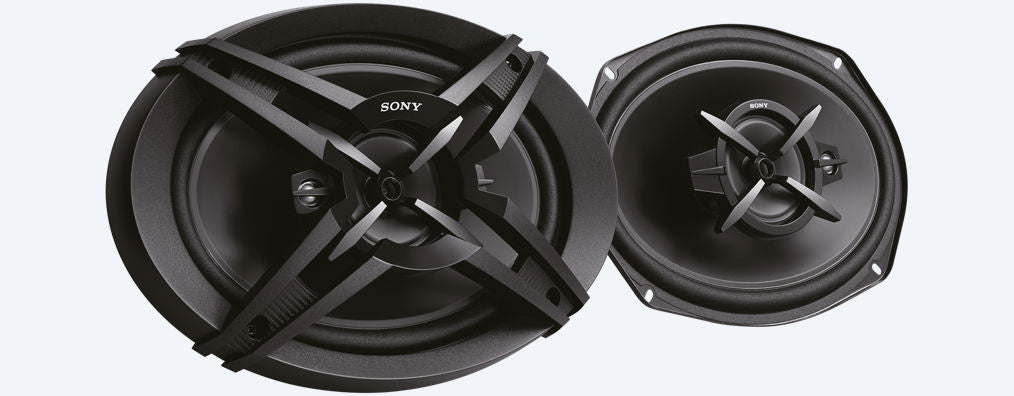 16x24cm (6x9”) 3-Way Coaxial Speakers