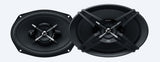 16x24cm (6x9”) 3-Way High Power Coaxial Speakers