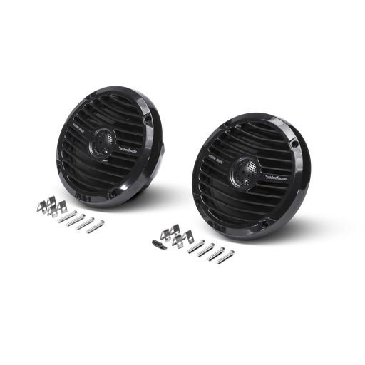 6.5” Prime R1 Series Marine Full Range Speakers - Black