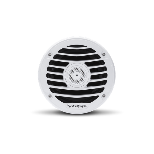 6.5” Punch Series Marine Full Range Speakers with White Luxury Grille