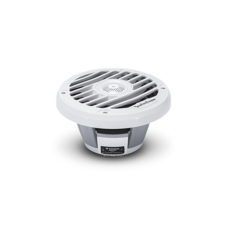 6.5” Punch Series Marine Full Range Speakers with White Luxury Grille