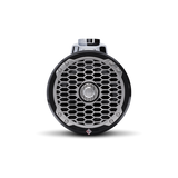 6.5” Punch Series Marine Wakeboard Tower Speakers with Enclosure & Sports Grille - Black