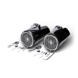 6.5” Punch Series Marine Wakeboard Tower Speakers with Enclosure & Sports Grille - Black