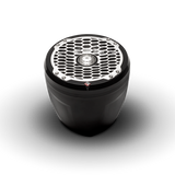 6.5” Punch Series Marine Wakeboard Tower Speakers with Mini Enclosure & Sports Grille - Black