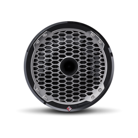 8” Punch Series Marine Full Range Speakers with Horn Tweeter - Black