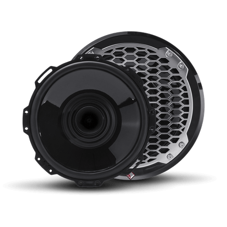 8” Punch Series Marine Full Range Speakers with Horn Tweeter - Black
