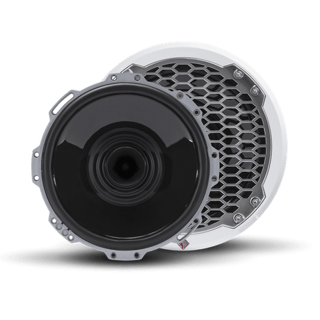 8” Punch Series Marine Full Range Speakers with Horn Tweeter - White