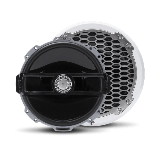 8” Punch Series Marine Full Range Speakers with White Sports Grille