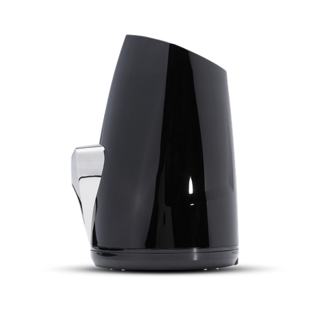 8” Punch Series Marine Wakeboard Tower Speakers with Horn Tweeter, Enclosure & Sports Grille - Black