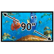 90" 16:9 Fixed Frame Projector Screen