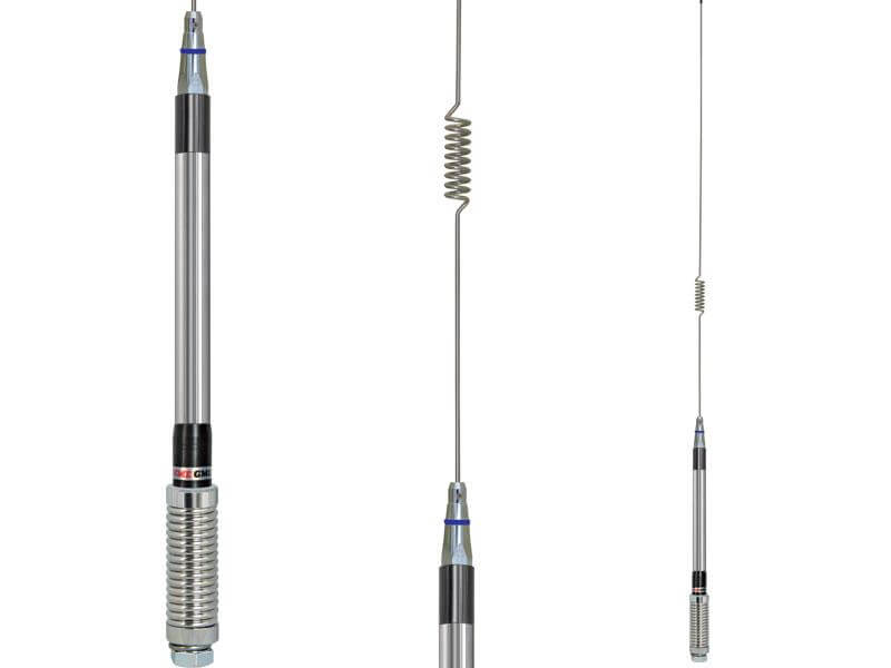 AE4012K2 UHF Elevated Feed Ant/spring, SS 6.6dBi