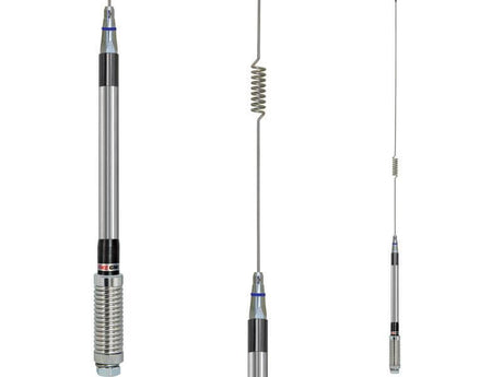 AE4012K2 UHF Elevated Feed Ant/spring, SS 6.6dBi