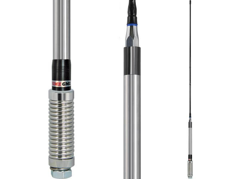 AE4018K2 UHF Elevated Feed Antenna, BLK 6.6dBi