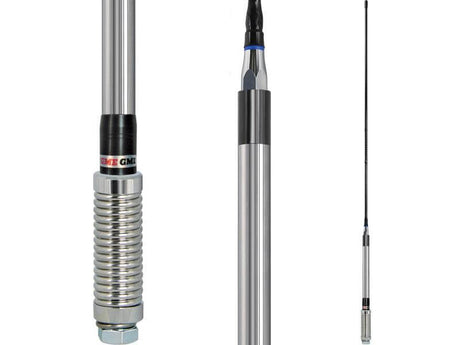 AE4018K2 UHF Elevated Feed Antenna, BLK 6.6dBi