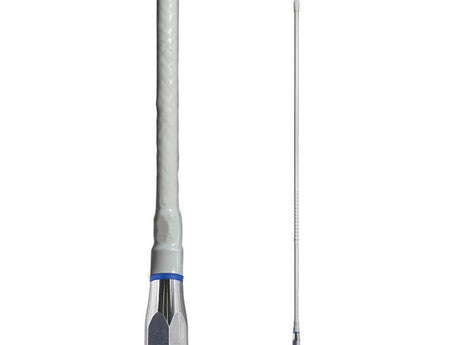 AE4018W UHF Fibreglass Ant Whip, WHT 6.6dBi