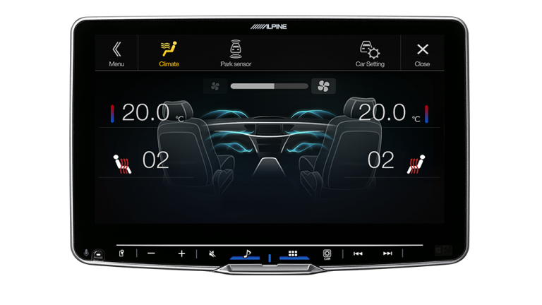 Alpine Floating Head Unit iLX-F509A