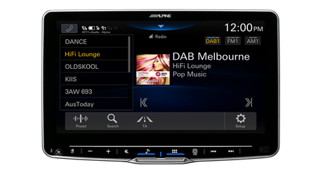 Alpine Floating Head Unit iLX-F509A