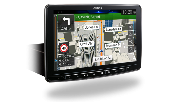 Alpine Halo9 Inch Floating Head Unit INE-F409E