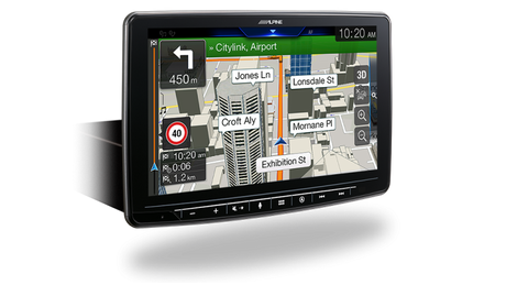 Alpine Halo9 Inch Floating Head Unit INE-F409E