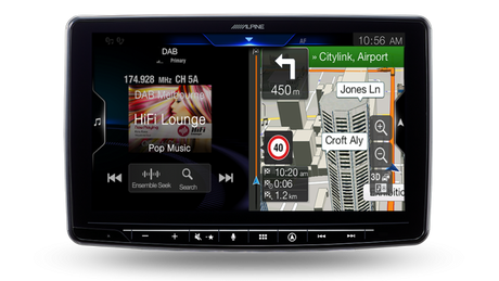 Alpine Halo9 Inch Floating Head Unit INE-F409E