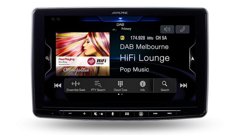 Alpine Halo9 Inch Floating Head Unit INE-F409E