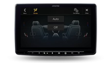 Alpine Halo9 Inch Floating Head Unit INE-F409E