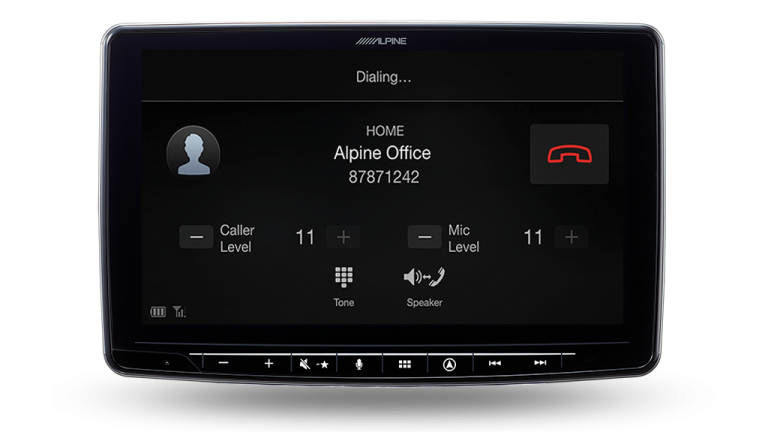 Alpine Halo9 Inch Floating Head Unit INE-F409E