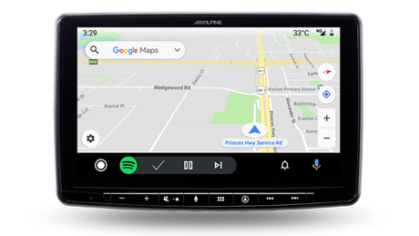 Alpine Halo9 Inch Floating Head Unit INE-F409E