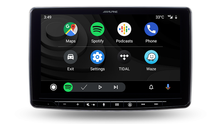 Alpine Halo9 Inch Floating Head Unit INE-F409E