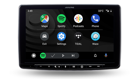 Alpine Halo9 Inch Floating Head Unit INE-F409E