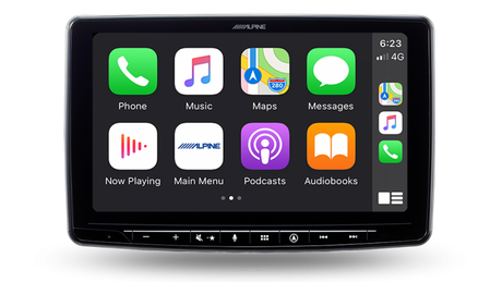 Alpine Halo9 Inch Floating Head Unit INE-F409E