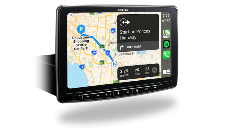 Alpine Halo9 Inch Floating Head Unit INE-F409E