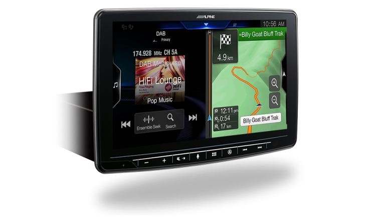 Alpine Halo9 Inch Floating Head Unit INE-F409E