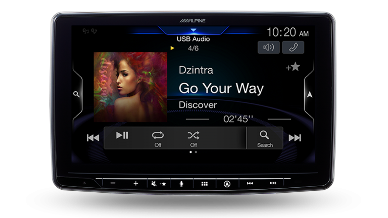 Alpine Halo9 Inch Floating Head Unit INE-F409E