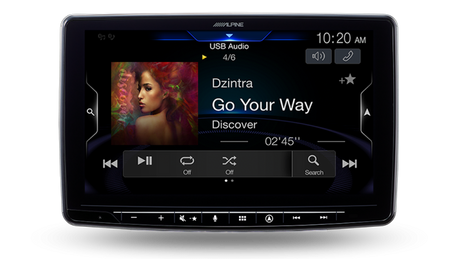 Alpine Halo9 Inch Floating Head Unit INE-F409E