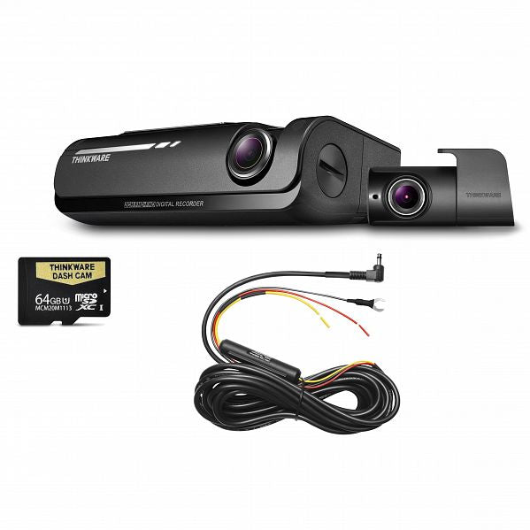 Thinkware F770D64 - Front & Rear Dash Camera with 64GB SD Card & Hardwire Cable