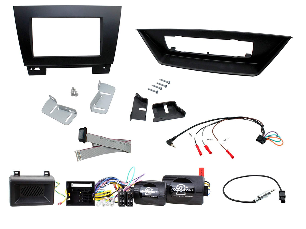 Install kit with Double DIN facia for BMW X1