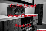 Home Cinema Pack 2: Jamo S805 5.1 Speaker Pack, 5.1 A/V Receiver, Projector and 100" Fixed Frame