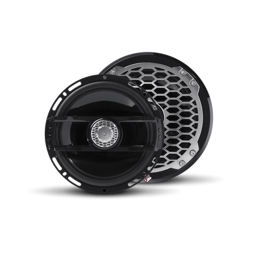 6.5” Punch Series Marine Full Range Speakers with Black Sports Grille