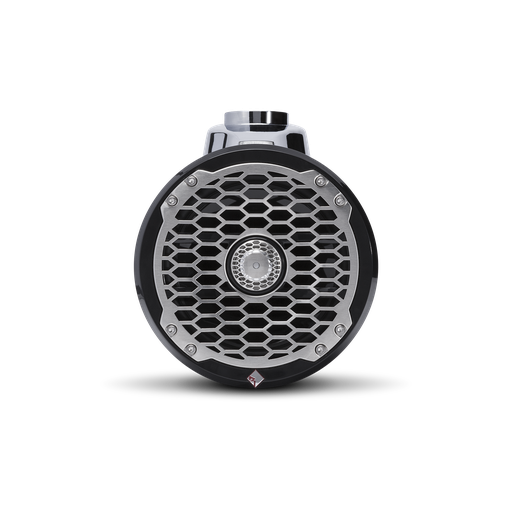 6.5” Punch Series Marine Wakeboard Tower Speakers with Enclosure & Sports Grille - Black