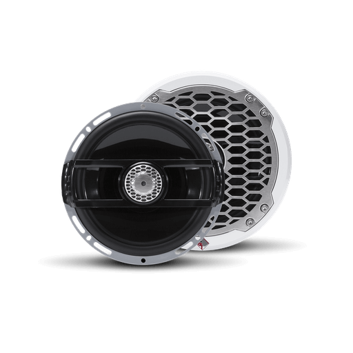 6.5” Punch Series Marine Full Range Speakers with White Sports Grille