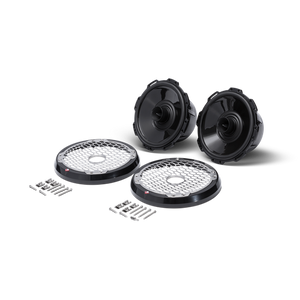 Rockford Fosgate - 8” Punch Series Marine Full Range Speakers with Horn Tweeter - Black