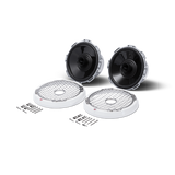 8” Punch Series Marine Full Range Speakers with Horn Tweeter - White