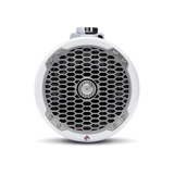 8” Punch Series Marine Wakeboard Tower Speakers with Enclosure & Sports Grille - White