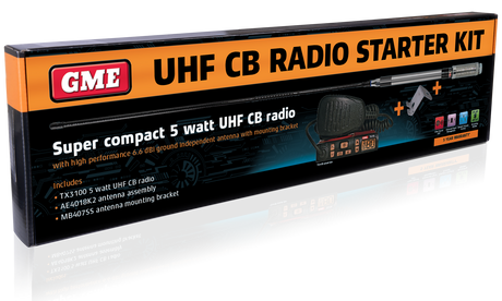 TX3100VP UHF Two Way CB Radio Starter Kit