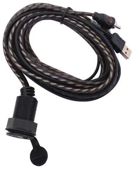 Universal USB & 3.5mm AUX Input