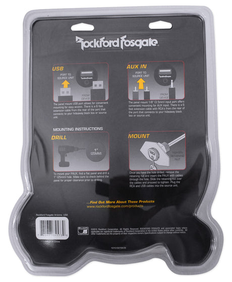 Universal USB & 3.5mm AUX Input