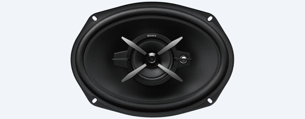 16x24cm (6x9”) 3-Way Coaxial Speakers