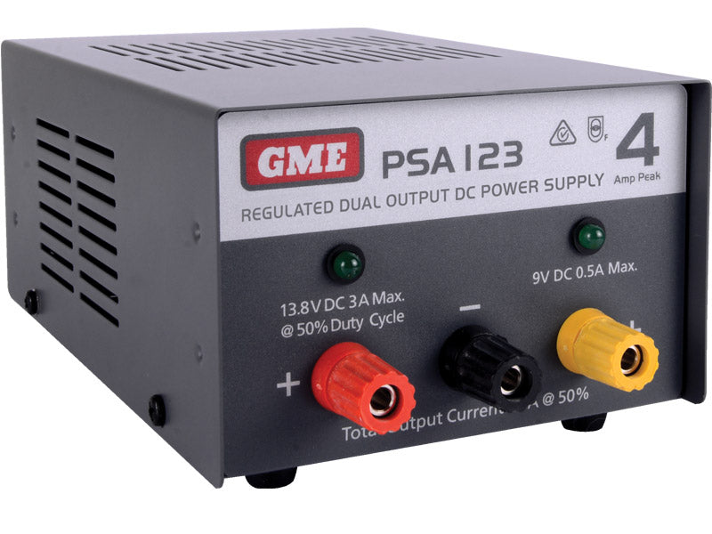 PSA123 4 Amp, Regulated DC Power Supply