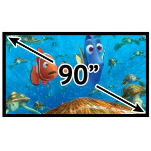 GL Pro Sound - 90" 16:9 Fixed Frame Projector Screen